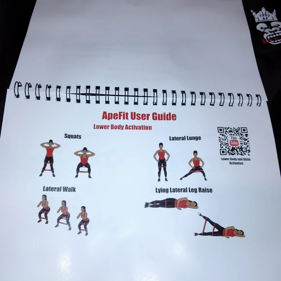 Apefit Compression Leggings With Resistance Bands Case And User Guide - Picture 4 of 14